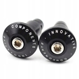 CNC aluminum handlebar ends, weight caps, 2 pcs