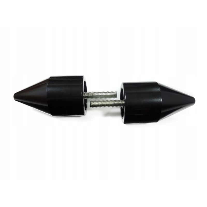 Sharp black handlebar ends for Suzuki GSXR