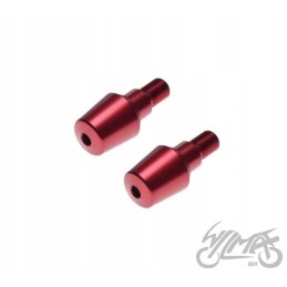 Red handlebar end for Yamaha M16x1 5