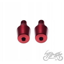 Red handlebar end for Yamaha M16x1 5