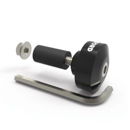 Black oxford handlebar ends trw 22