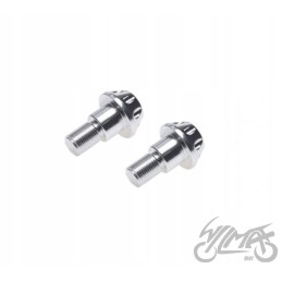 Silver handlebar end for Yamaha M16x1 5