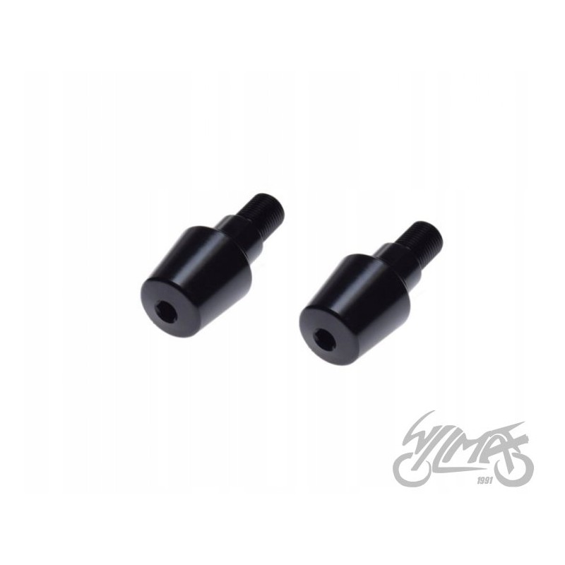 Black handlebar end for Yamaha M16x1 5