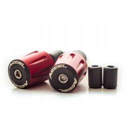 Accel steering weights red
