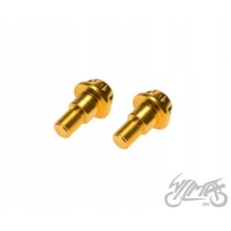 Gold handlebar end for Yamaha M16x1 5
