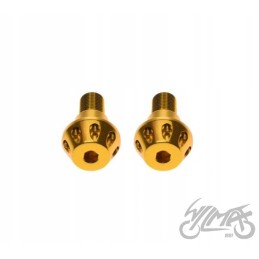 Gold handlebar end for Yamaha M16x1 5
