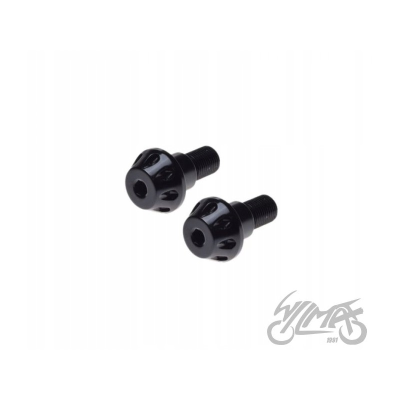 Black handlebar end for Yamaha M16x1 5
