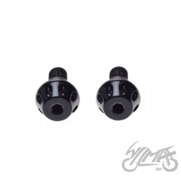 Black handlebar end for Yamaha M16x1 5