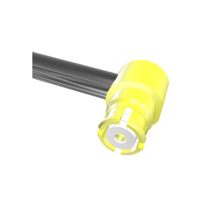 1 pcs - Samtec, jack Cable Mount SMP Connector, 50Ω, Crimp Termination, Right Angle Body