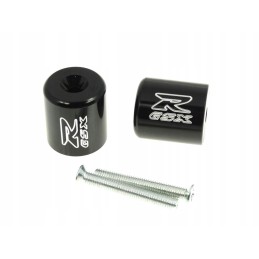 Black suzuki gsxr handlebar ends