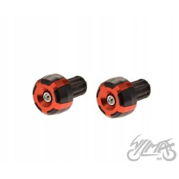 Orange handlebar tip