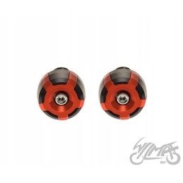 Orange handlebar tip