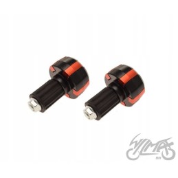 Orange handlebar tip