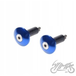 Blue handlebar tip