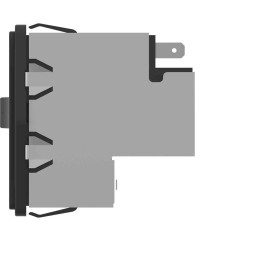 16 pcs - TE Connectivity 10A, 115 V ac, 230 V ac Flange Mount IEC Inlet Filter PE0S0DHXB, Faston