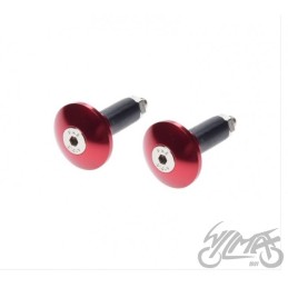 Red handlebar tip