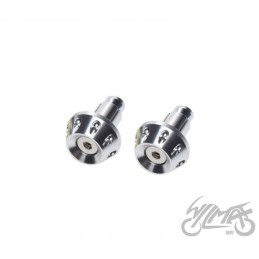 Silver handlebar tip