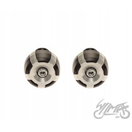 Silver handlebar tip