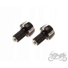 Silver handlebar tip