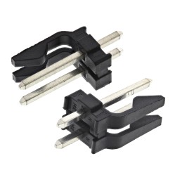 10 pcs - Molex KK 396 Series Straight Through Hole Pin Header, 2 Contact(s), 3.96mm Pitch, 1 Row(s), Unshrouded