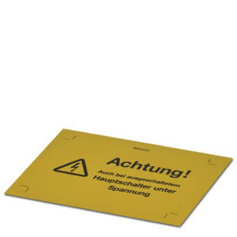 1 Box of 10 - Phoenix Contact Warning Label