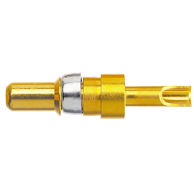 1 pcs - Harting, D-Sub Mixed Series, Male Crimp D-Sub Connector Power Contact, Au, Sn Pin, 20 - 16 AWG