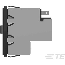 16 pcs - TE Connectivity 10A, 115 V ac, 230 V ac Male Flange Mount IEC Inlet Filter 2 Pole PE0SXDHXB
