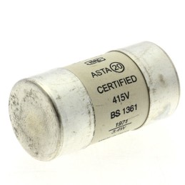 1 pcs - Eaton 30A Ceramic Cartridge Fuse, 30 x 57mm