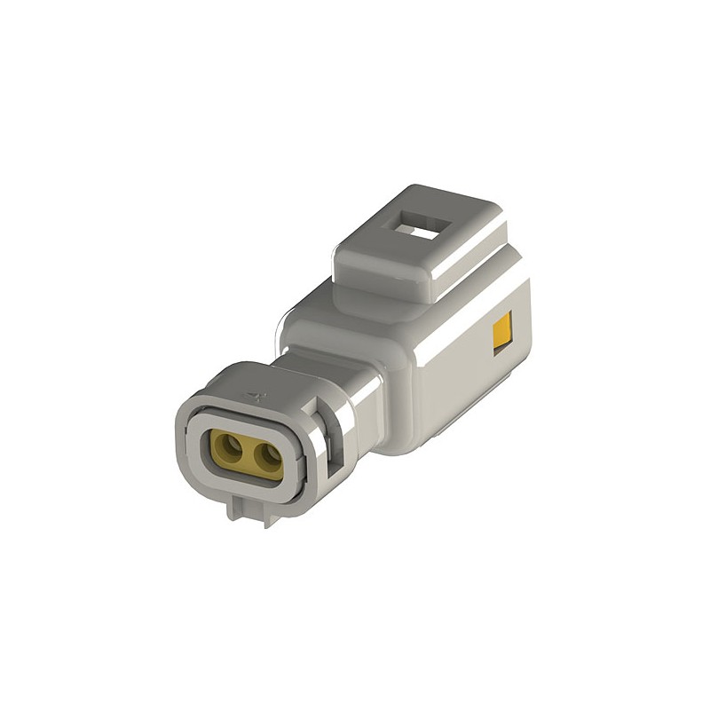 10 pcs - EDAC Wire to Wire Connector Cable Mount Plug, 2P, Crimp Termination, 3A, 250 V