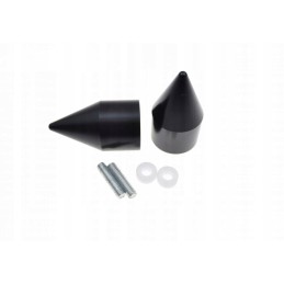 Black cone handlebar ends for yamaha yzf r1 r6
