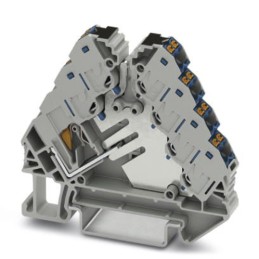1 Box of 10 - Phoenix Contact PTRVB Series PTRVB 4-FI /BU Distribution block, 13-Way, 1.75 A @ 1.5 mm², 32 A @ 4 mm², 26 - 14