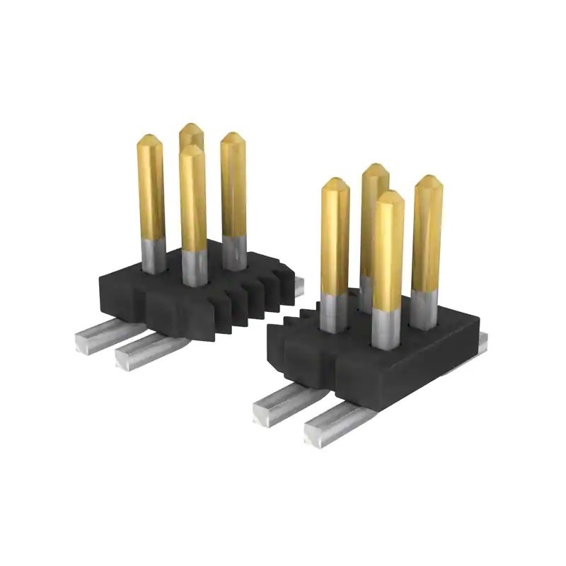 2 pcs - Samtec FTS Series Vertical Pin Header, 16 Contact(s), 1.27mm Pitch, 2 Row(s)