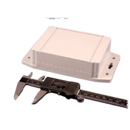 1 pcs - Hammond 1555F Series ABS Enclosure, IP66, Flanged, 4.7 x 3.6 x 1.47in