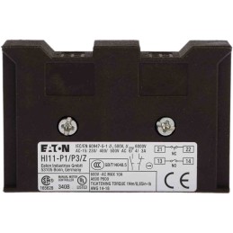 1 pcs - Eaton Auxiliary Contact, 2 Contact, 1NC + 1NO, Side Mount