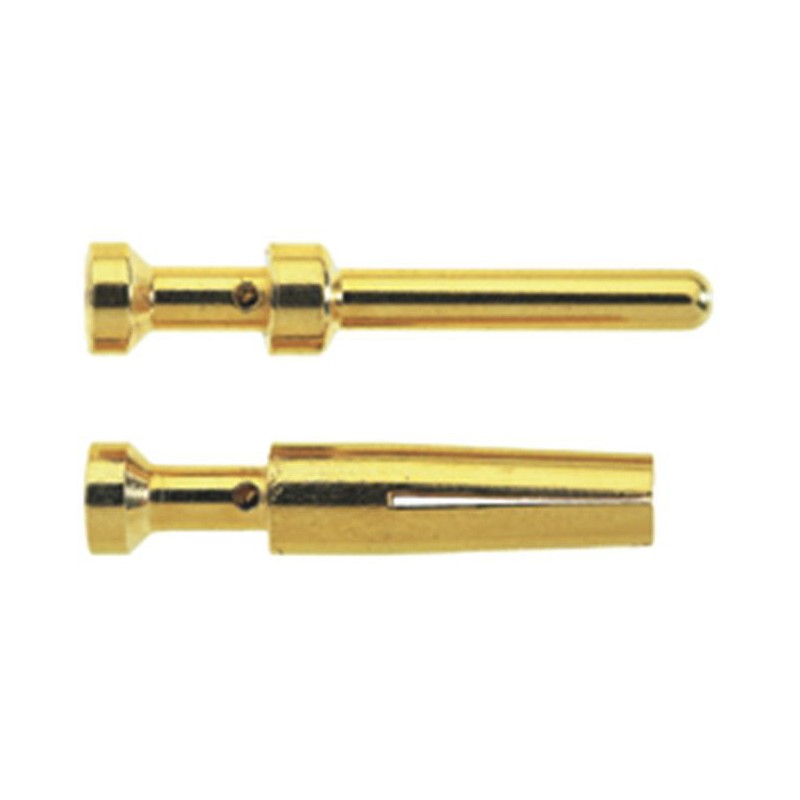 1 pcs - Han E Male 16A Crimp Contact Minimum Wire Size 0.14mm² Maximum Wire Size 0.37mm² for use with Heavy Duty Power Connector