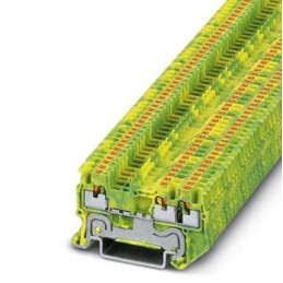 50 pcs - Phoenix Contact PT 1 Series Green, Yellow Component Terminal Block, 1.5mm², Push In Termination