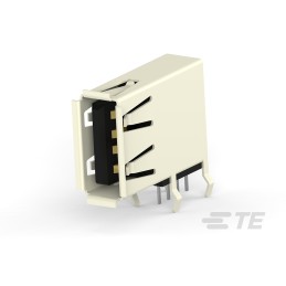 5 pcs - TE Connectivity, Through Hole, Socket Type A 2.0 USB Connector