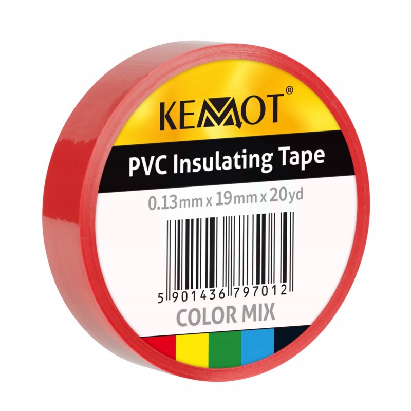 Adhesive insulating tape 0 13 mm x 19 mm x 20 yd