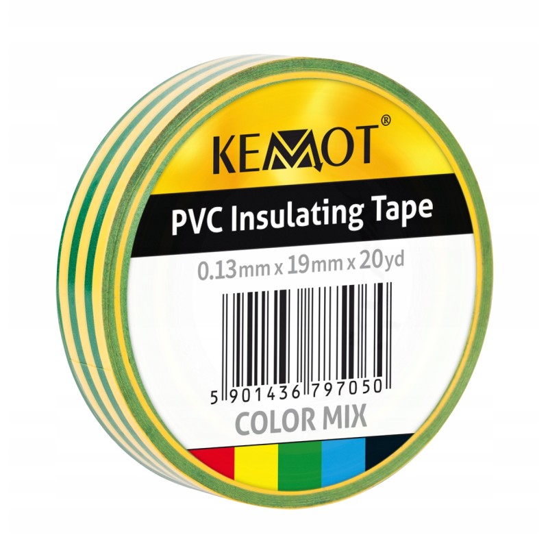 Rebel adhesive insulating tape 0 13 mm x 19 mm
