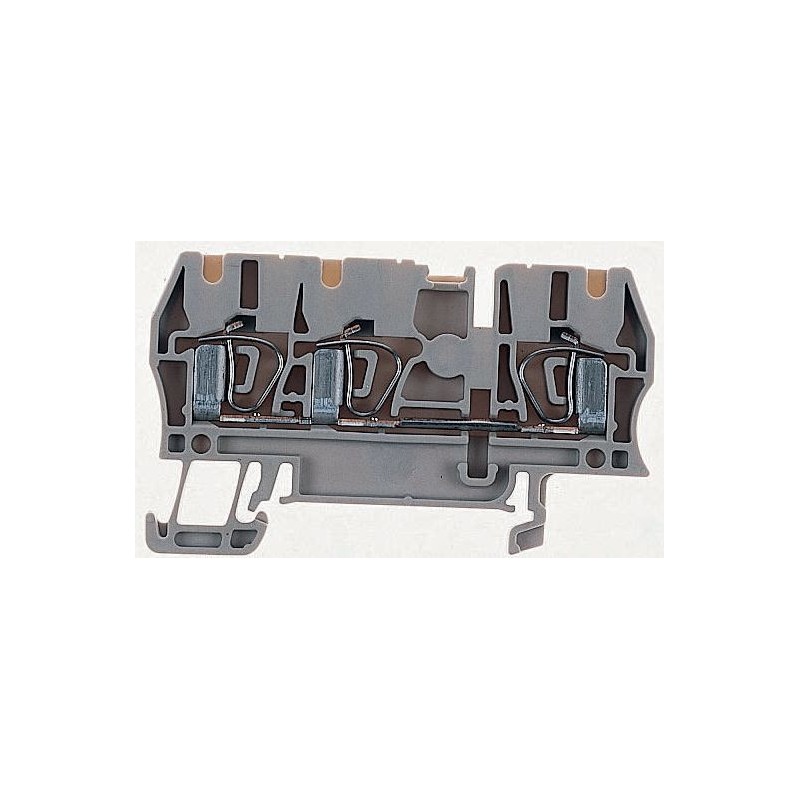 1 Box of 10 - Weidmuller ZDU Series Beige Feed Through Terminal Block, 1.5mm², Single-Level, Clamp Termination