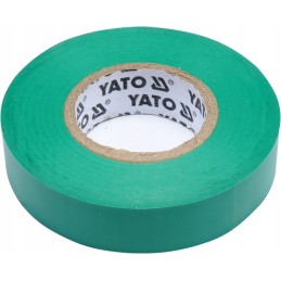 Electrical insulating tape 15mmx20mx0 13mm green y