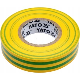 Electrical insulating tape 15mmx20mx0 13mm yellow/green
