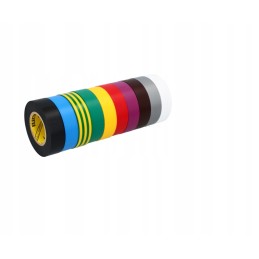 PVC insulating tape 15mmx10m rainbow electrix 211