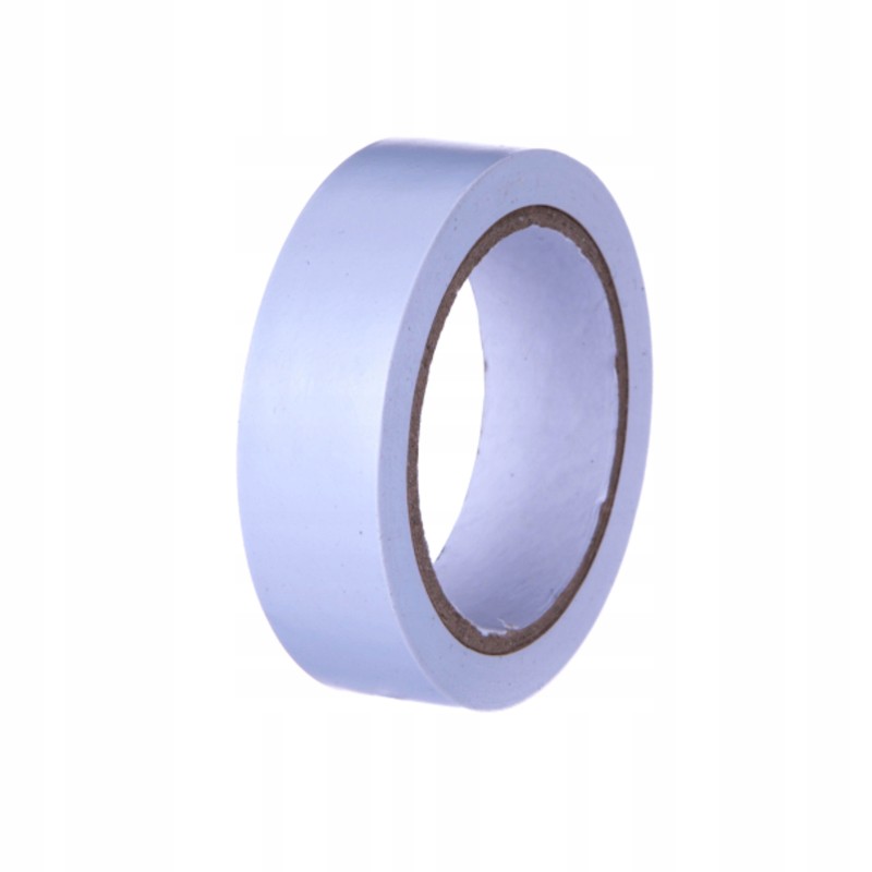 Adhesive insulating tape white 10mx19mm