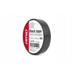 Black scotch PVC insulating tape amio 01429