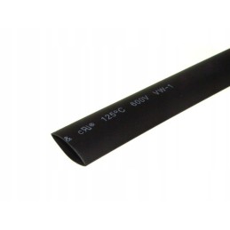 Heat shrink tubing 8 0 4 0 mm 1m black