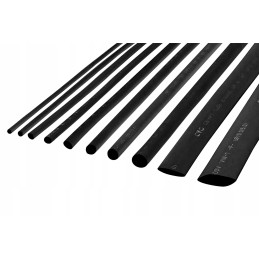 Heat shrink tubing 8 0 4 0 mm 1m black