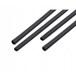 Heat shrink tubing 8 0 4 0 mm 1m black