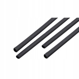 Heat shrink tubing 8 0 4 0 mm 1m black