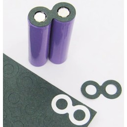 Insulator with glue for 2s 18650 li ion 8 pieces 0085